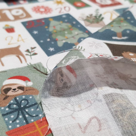 Algodón Navidad Calendario Adviento Algodón Navidad Calendario Adviento