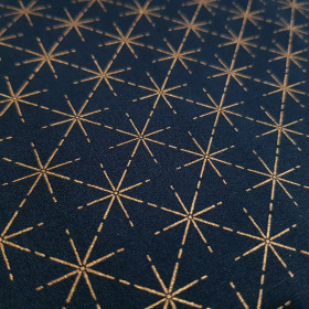 Christmas Cotton Stars Blue Tones