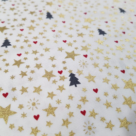 Algodón Navidad Estrellas Hielo Algodón Navidad Estrellas Hielo