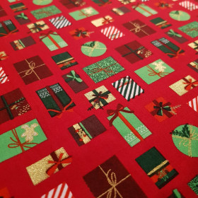 Algodón Navidad Regalos Brillantes Algodón Navidad Regalos Brillantes