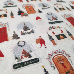 Algodón Navidad Xmas Time Blanco Algodón Navidad Xmas Time Blanco