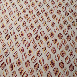 Algodón Navidad Espirales Doradas