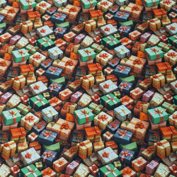 Cotton Christmas Gifts 3D Effect