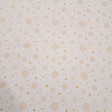 Algodón Navidad Estrellas Doradas Golden - Tela de popelín algodón con dibujos de estrellas y destellos dorados sobre tres fondos de color a elegir. Esta tela es ideal para tus proyectos de Patchwork navideños! La tela mide 150cm de ancho