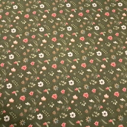 Cotton Christmas Floral Wishes