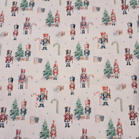 Algodón Navidad Cascanueces