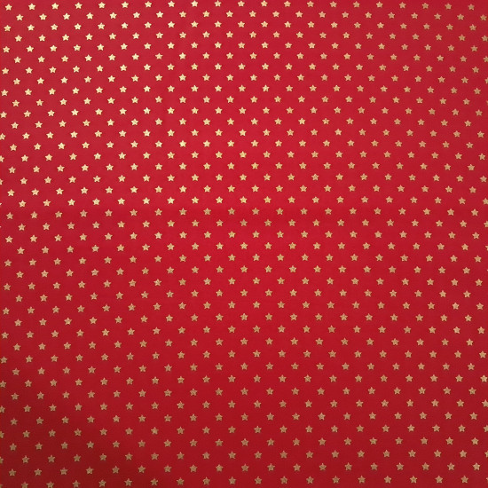 Cotton Christmas Golden Stars fabric Cotton Christmas Golden Stars fabric - Christmas cotton fabric with drawings of golden stars on various backgrounds to choose from. A fabric that can be combined with other colors and create a warm atmosphere for Christmas. The composition of the fabric i