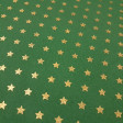 Cotton Christmas Golden Stars fabric Cotton Christmas Golden Stars fabric - Christmas cotton fabric with drawings of golden stars on various backgrounds to choose from. A fabric that can be combined with other colors and create a warm atmosphere for Christmas. The composition of the fabric i