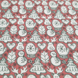 Algodón Navidad Adornos y Renos