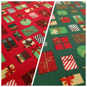 Algodón Navidad Regalos Brillantes Algodón Navidad Regalos Brillantes