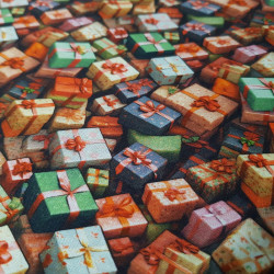 Cotton Christmas Gifts 3D Effect