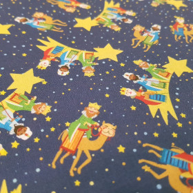 Algodón Navidad Reyes Magos Estrella Algodón Navidad Reyes Magos Estrella