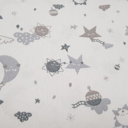 Piqué Lunas Nubes Globos