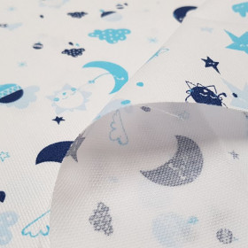 Piqué Lunas Nubes Globos Piqué Lunas Nubes Globos