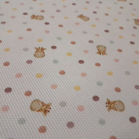 Piqué Topos Colores Jirafas