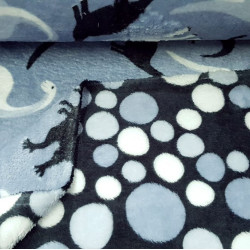 Coral Fleece Double Face Dinosaurs