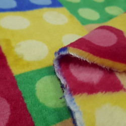 Coral Fleece Building Blocks Colors Coral Fleece Building Blocks Colors