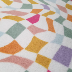 Coral Fleece Colour Shapes