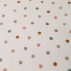 Coral Fleece Dots Coral Fleece Dots