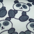 Tela Polar Coralina Ositos Panda -
