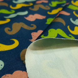 Punto Algodón Digital Bigotes Colores