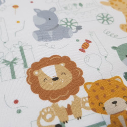 Cotton Jersey Bitty Animals Together Cotton Jersey Bitty Animals Together