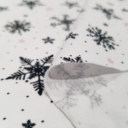 Punto Camiseta Copos Nieve