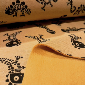 Punto Sudadera Alpenfleece Dinosaurios Siluetas