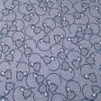 Punto Sudadera Alpenfleece Tigres Sonrientes - Tela de punto sudadera tipo alpenfleece o también llamada sudadera de invierno, con dibujos infantiles de tigres sonrientes sobre un fondo en tono azul. En una de las caras de la tela tiene un pelito muy cort