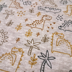 Punto Sudadera Alpenfleece Dinosaurios Cocodrilos