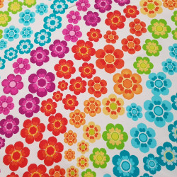 Cotton Jersey Flowers Multicolor