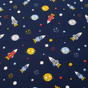 Punto Camiseta Espacio Cohetes Punto Camiseta Espacio Cohetes