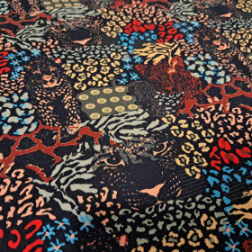 Cotton Jersey Hidding Panther Helda Cotton Jersey Hidding Panther Helda