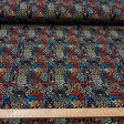 Punto Camiseta Pantera Escondida Helda - Tela de punto camiseta algodón con dibujos de estampado animal print variado y siluetas de pantera disimulada en la trama de la tela. La tela mide 150cm de ancho y su composición 95% algodón - 5%