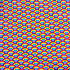 Punto Camiseta Arcoíris Escamas