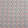 Cotton Jersey Flowers Nina fabric Cotton Jersey Flowers Nina fabric - Cotton jersey fabric with a colorful floral print on a white background. The fabric is 150cm wide and is made of 95% cotton and 5% elastane.
