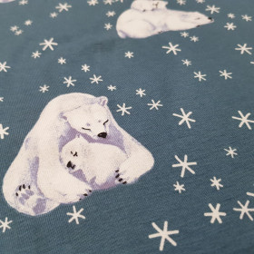 Cotton Jersey Polar Bears