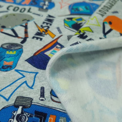 Punto Sudadera French Terry Perchado Skate Punto Sudadera French Terry Perchado Skate