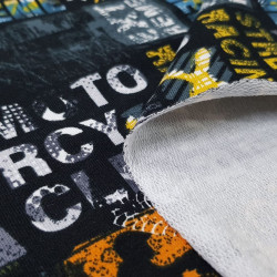 Punto Sudadera French Terry Motos Punto Sudadera French Terry Motos