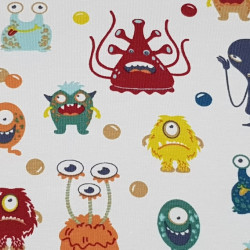 Punto Algodón Marcianos Burbujas