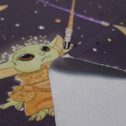 Jersey Mandalorian Baby Yoda Light Saber Dark Jersey Mandalorian Baby Yoda Light Saber Dark