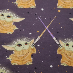 Jersey Mandalorian Baby Yoda Light Saber Dark