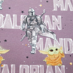 Jersey Mandalorian Letters Baby Yoda Dark