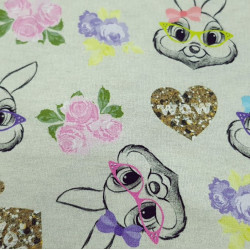 Cotton Jersey Disney Thumper Bambi