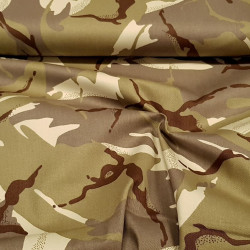 Sarga Camuflaje Algodón