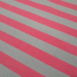 Two-tone striped twill fabric from the Estela collection