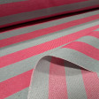 Two-tone striped twill fabric from the Estela collection