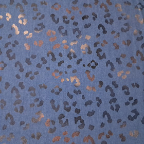 Denim Animal Print Foil Denim Animal Print Foil