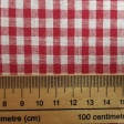 Tela Algodón Vichy Cuadros 4mm - Tela de algodón con el típico cuadrito de Vichy. El tamaño del cuadro es de 4mm. La tela mide 145cm de ancho y su composición 100% algodón.