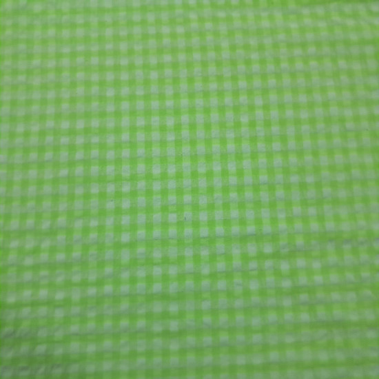 Tela Vichy Seersucker Cuadros Neón 7mm Vichy Seersucker Cuadros Neón 7mm - ¡Atrévete con el color y la textura! Te mostramos nuestra colección vibrante de tela vichy seersucker en tonos fluorescentes y llamativos: naranja flúor, verde flúor y rosa flúor.